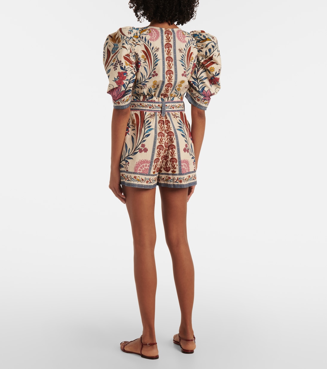 Combi-short Romantic Lightness en coton | Farm Rio