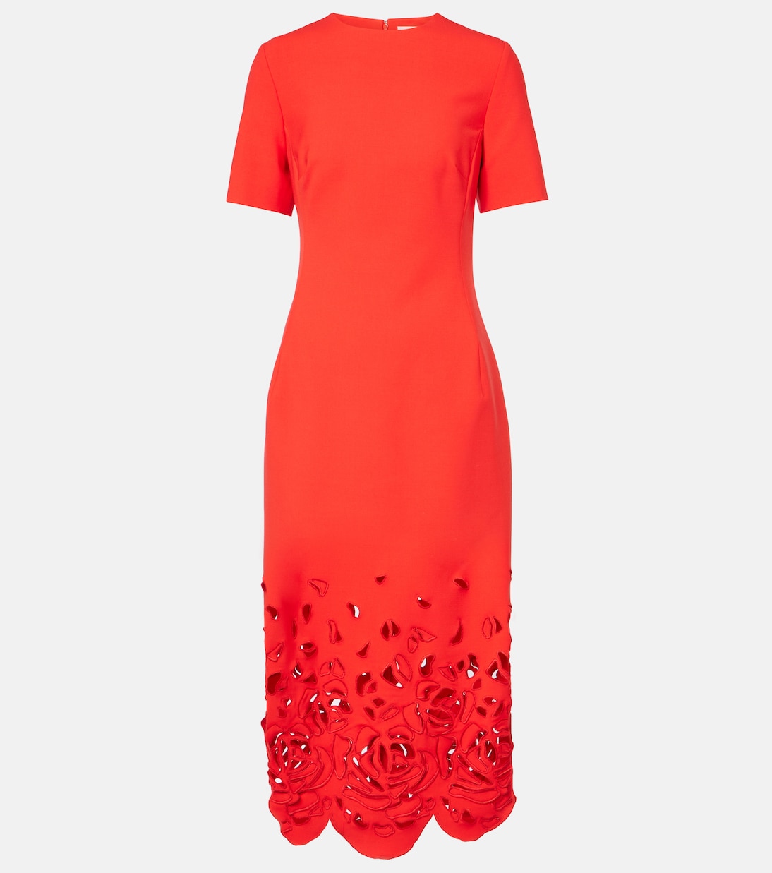 Robe de cocktail à fleurs | Oscar de la Renta