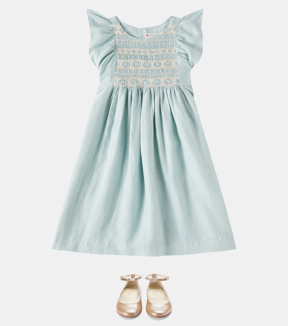 Abito in lino Emeraude | Bonpoint