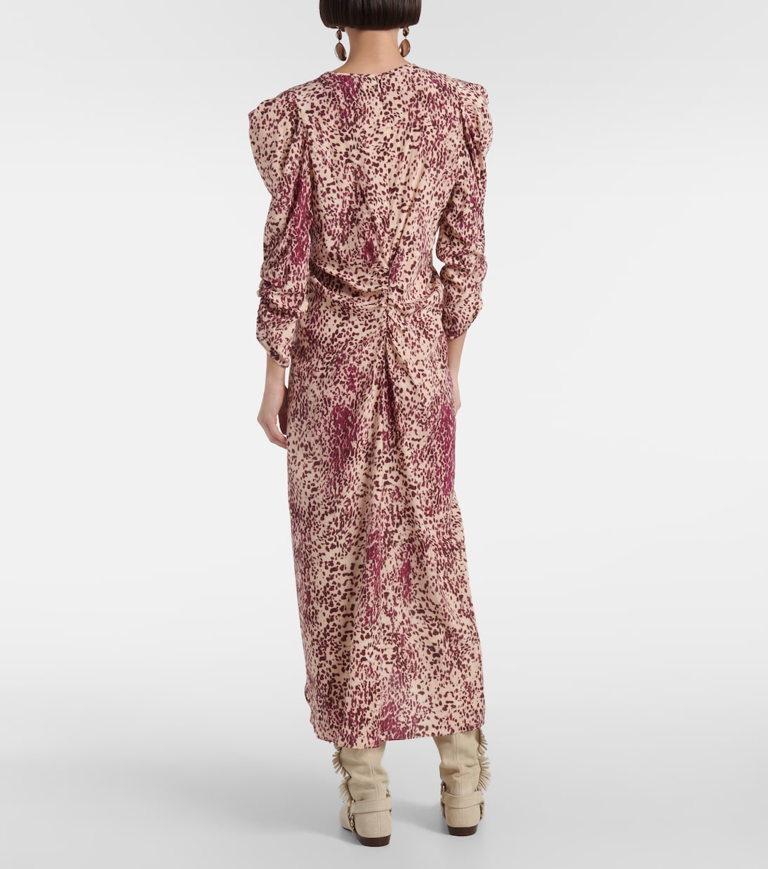 Abito midi Albini in misto seta | Isabel Marant