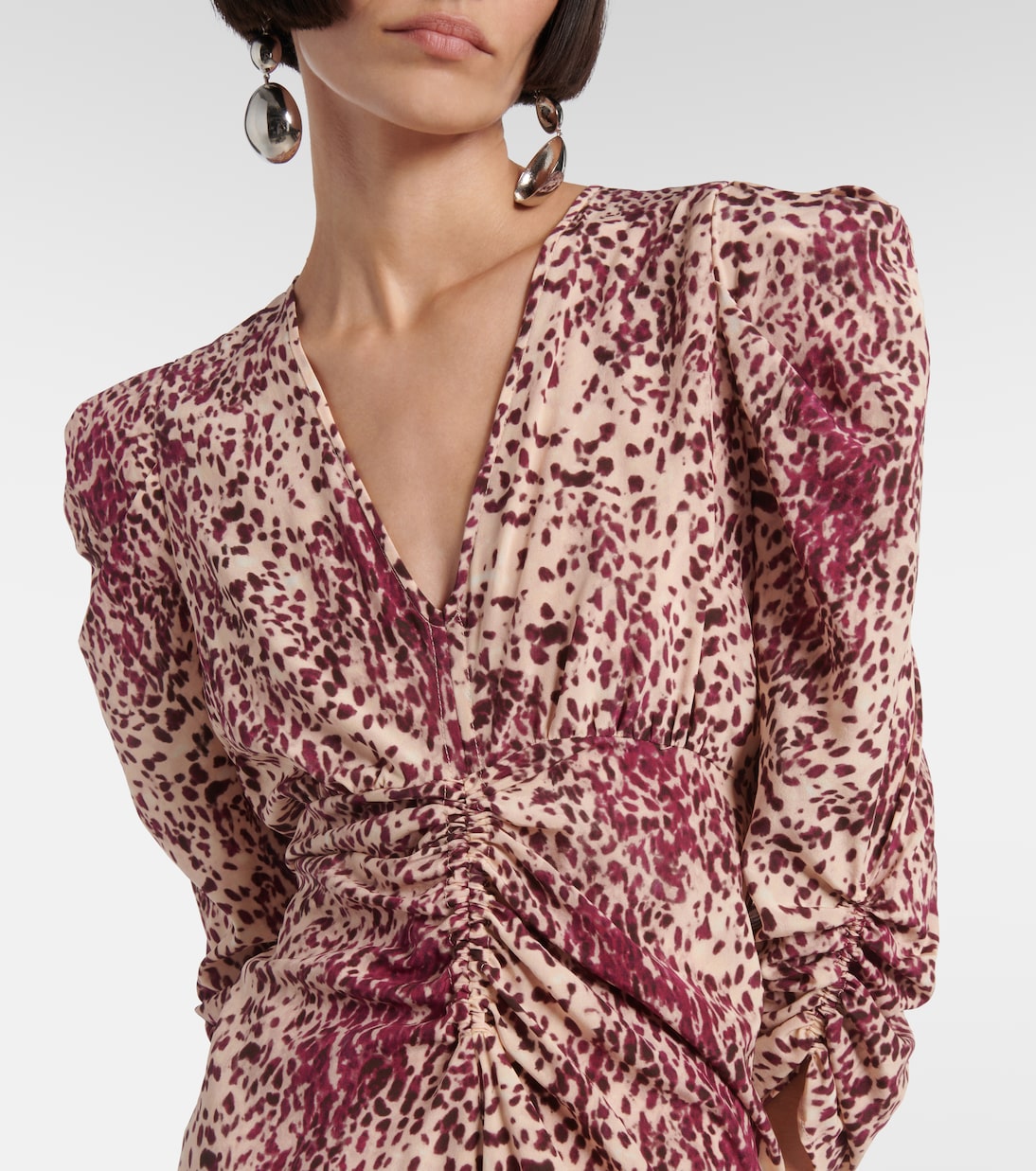 Abito midi Albini in misto seta | Isabel Marant