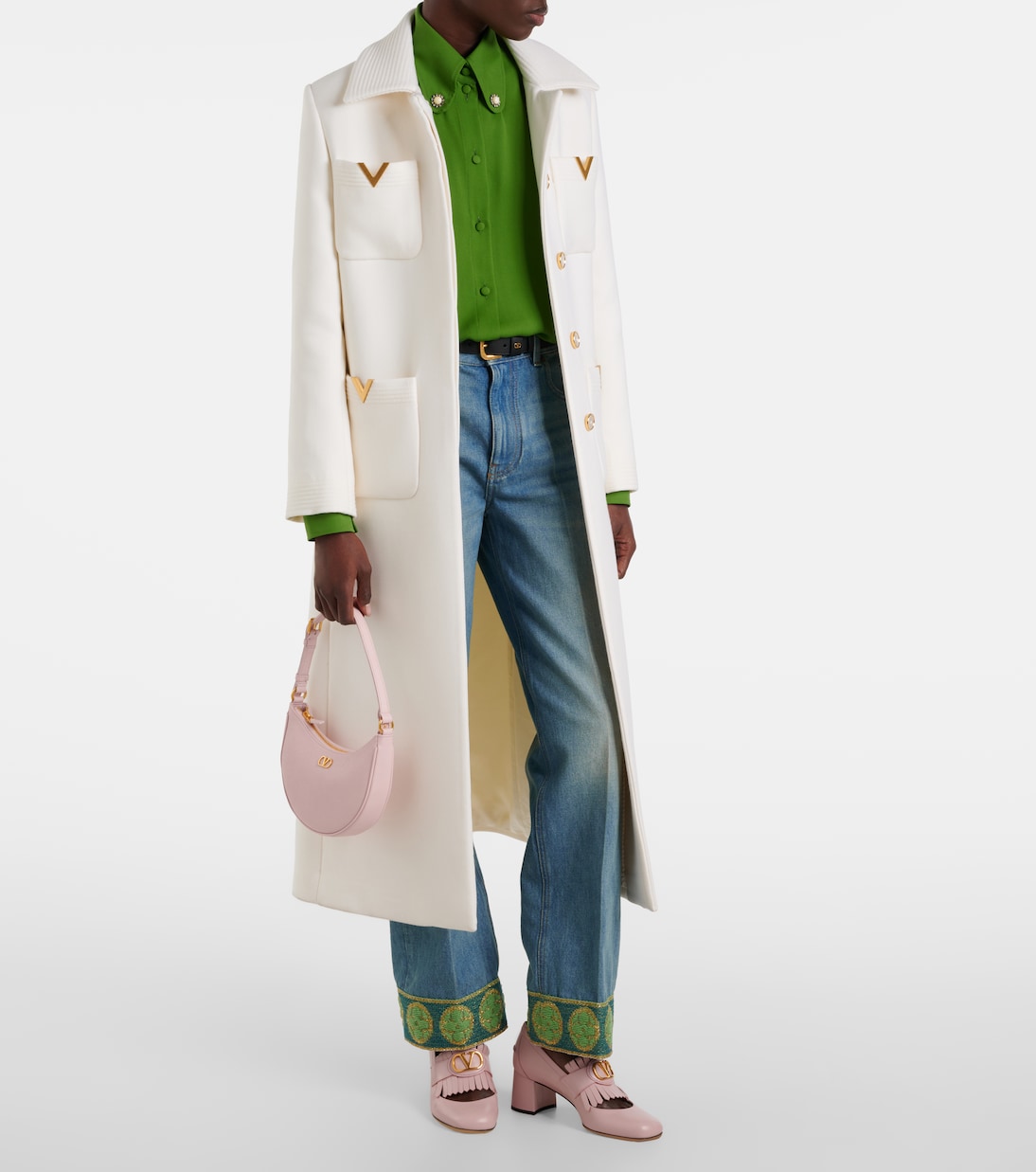 Borsa a spalla VLogo Signature Mini in pelle | Valentino Garavani