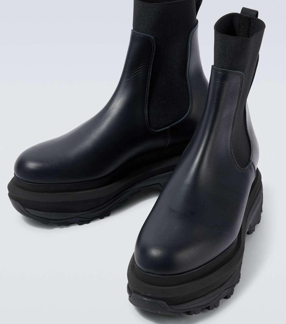 Bottines Chelsea en cuir | Sacai