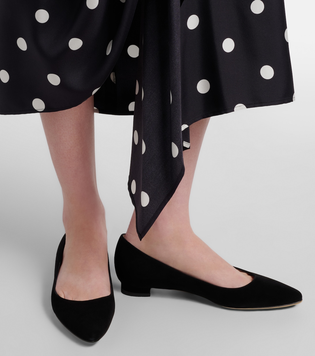 BB suede ballet flats | Manolo Blahnik