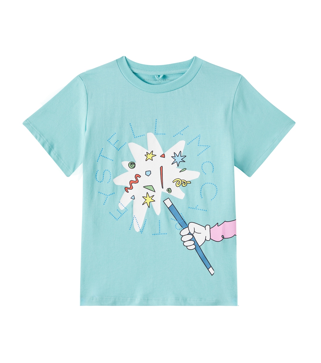 Camiseta de jersey de algodón estampada | Stella McCartney Kids