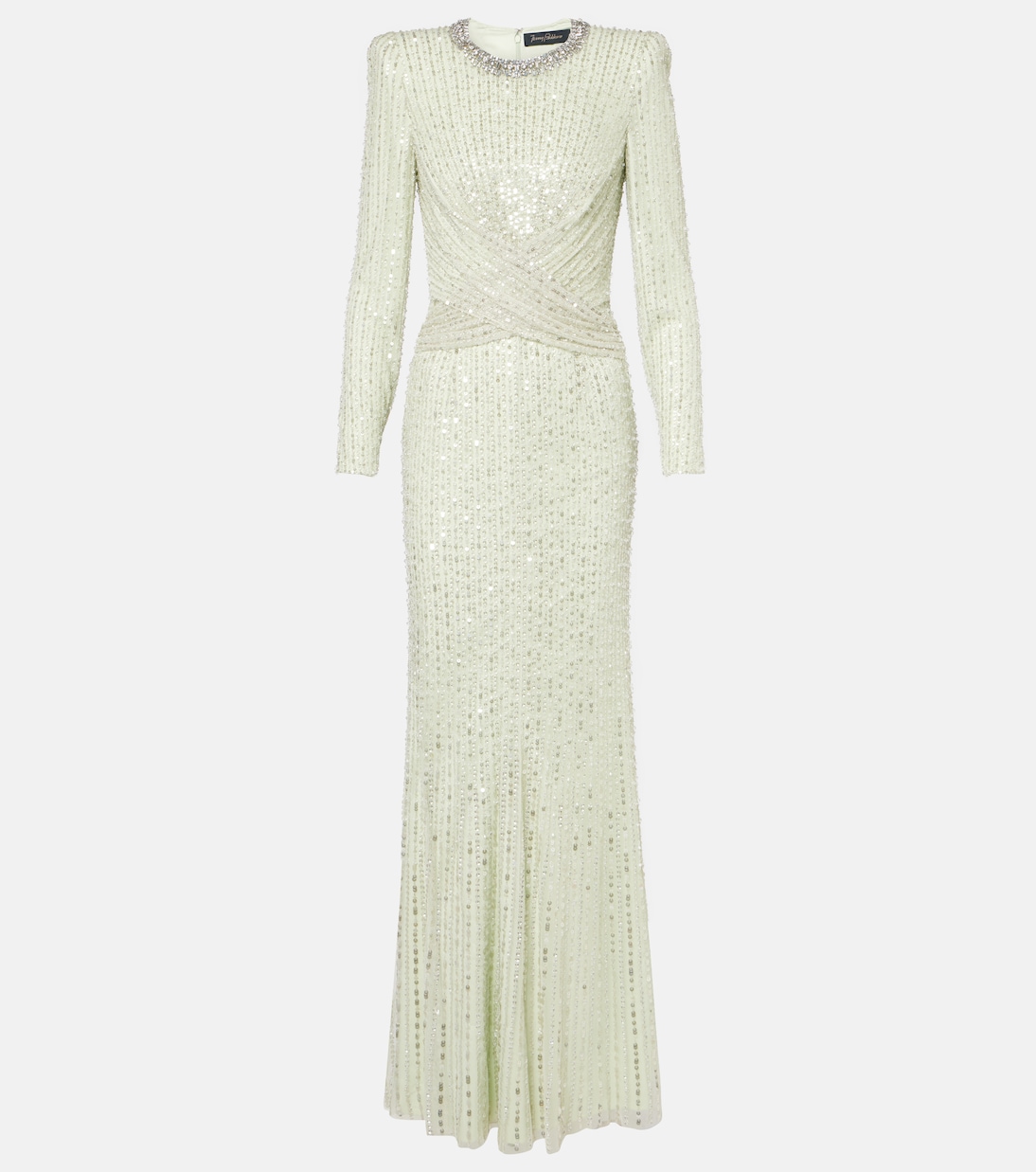 Abito lungo Macelline con paillettes | Jenny Packham