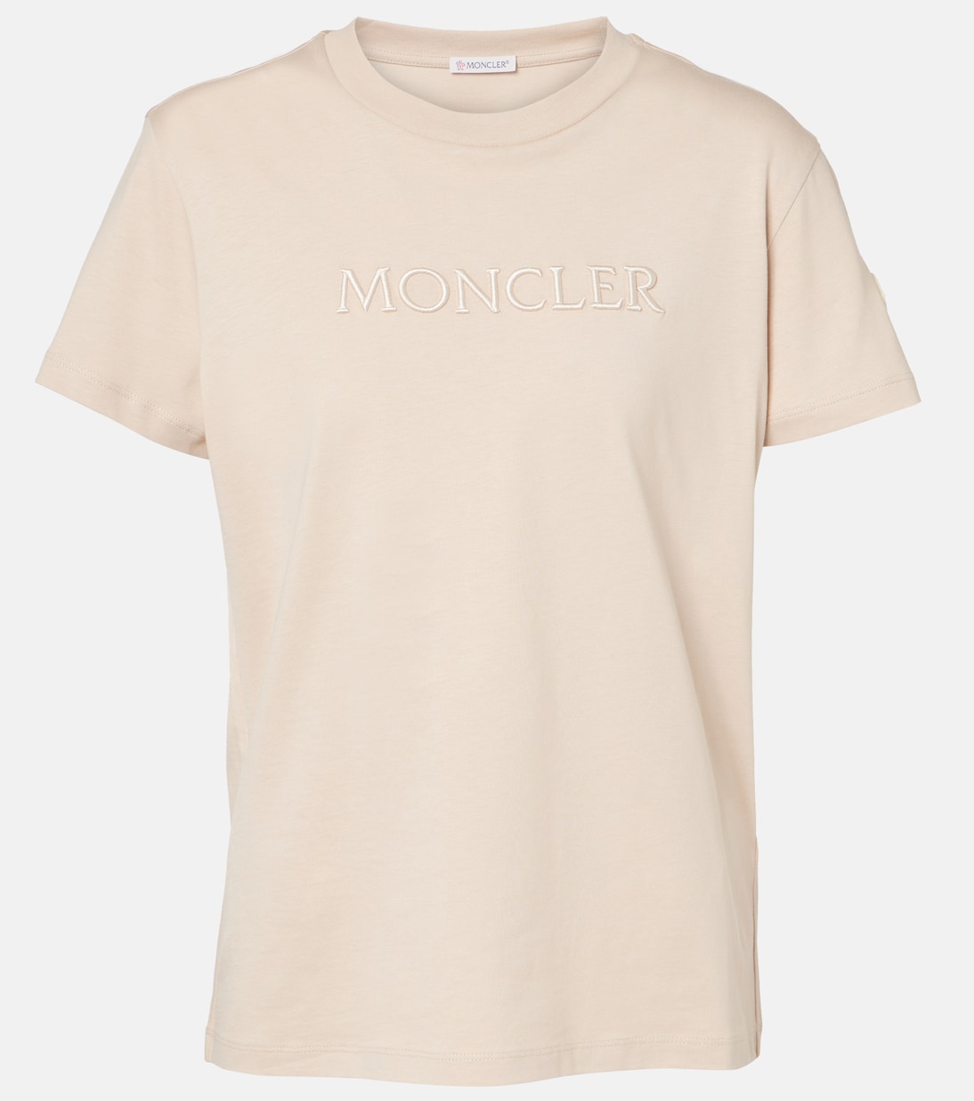 Camiseta de jersey de algodón con logo | Moncler