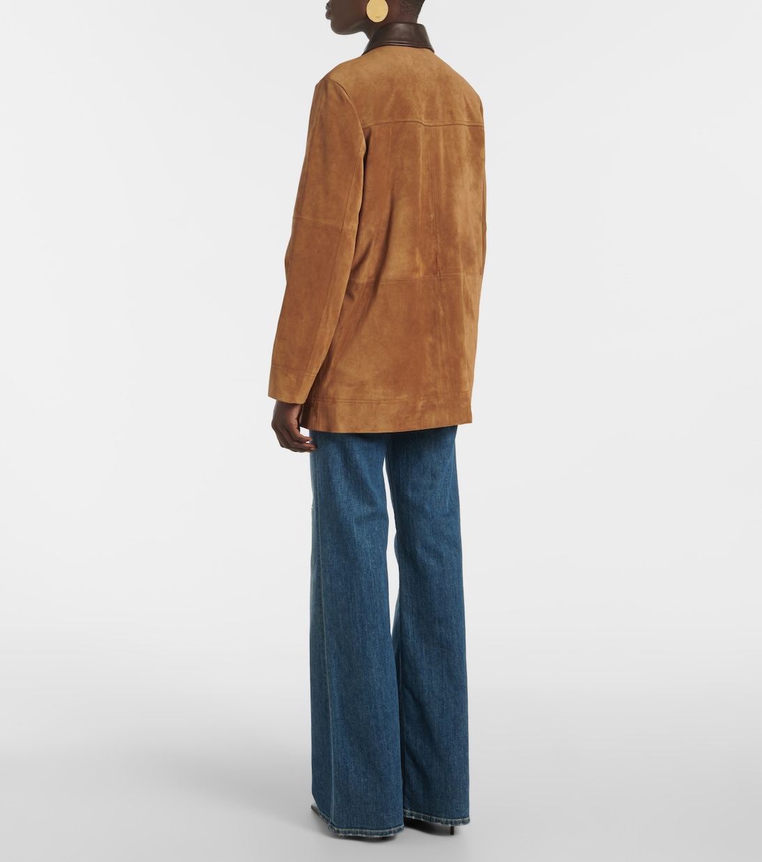 Giacca Suz in suede con pelle | Veronica Beard