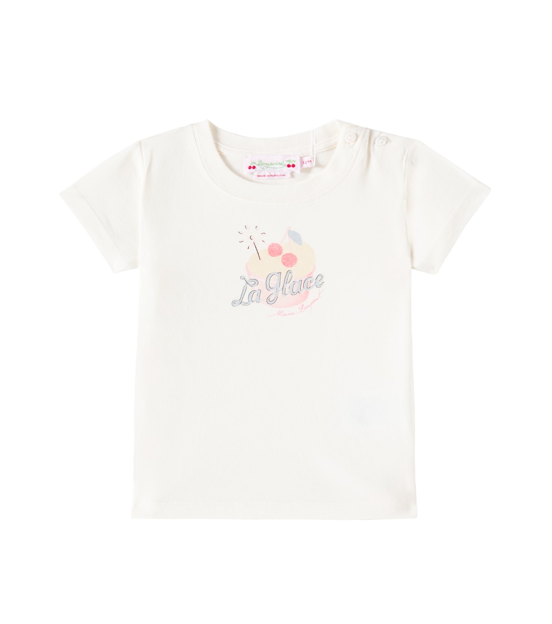 Baby T-Shirt Dom aus Baumwoll-Jersey | Bonpoint
