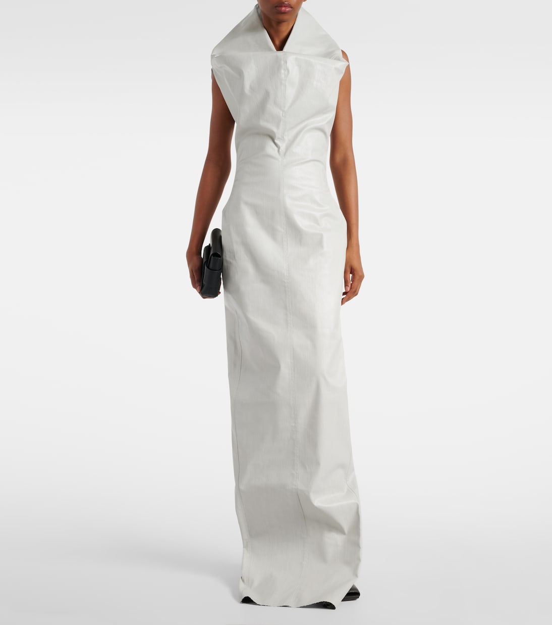 Coated canvas gown | Rick Owens