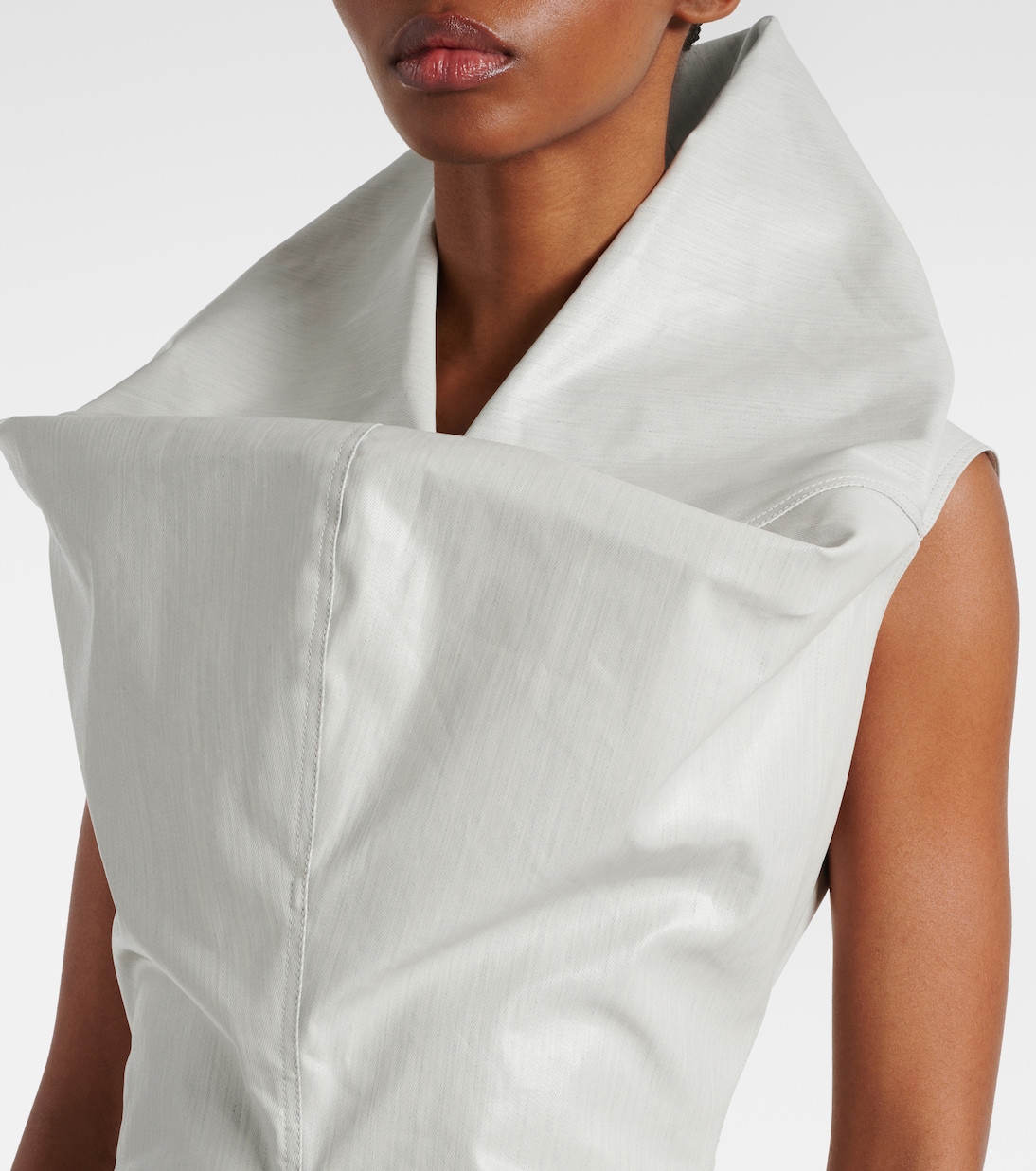 Coated canvas gown | Rick Owens