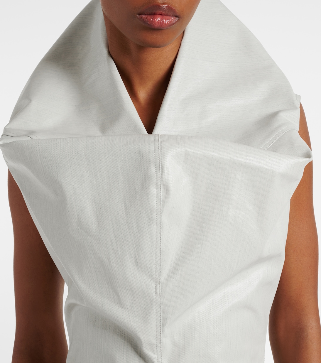 Coated canvas gown | Rick Owens