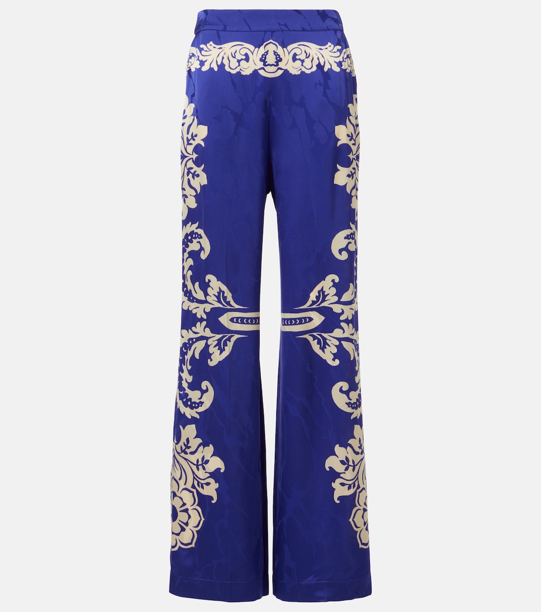 Pantalones rectos de tiro medio estampados | Etro