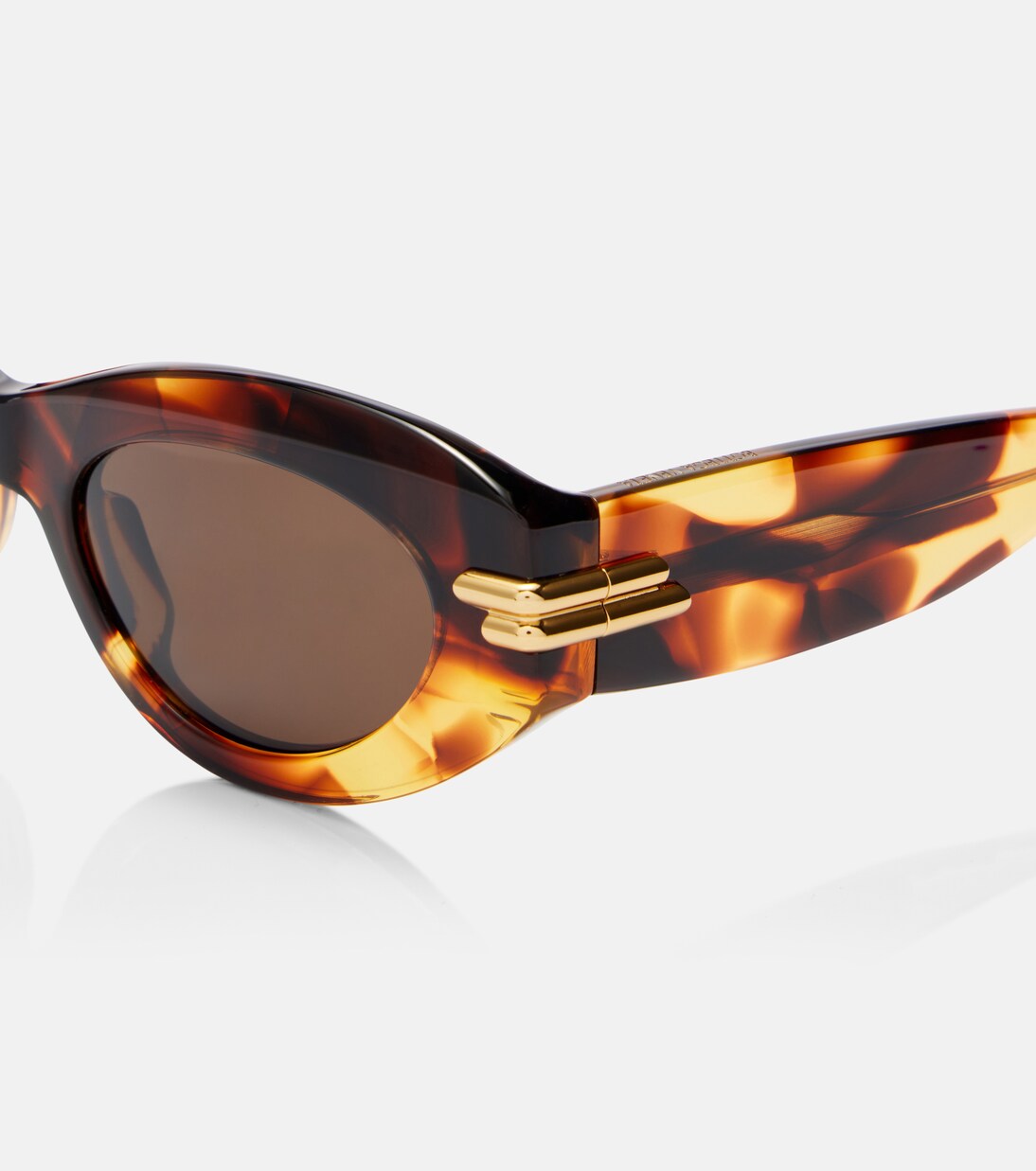 Lunettes de soleil Mitre ovales | Bottega Veneta
