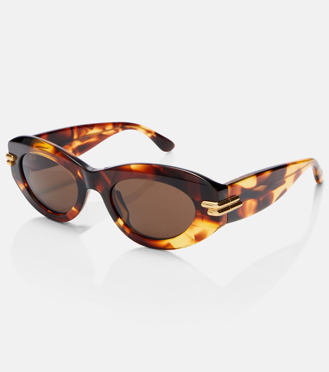 Lunettes de soleil Mitre ovales | Bottega Veneta
