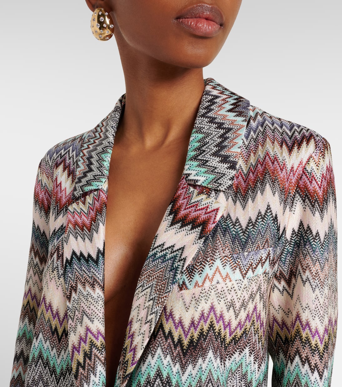 Blazer aus Häkelstrick | Missoni