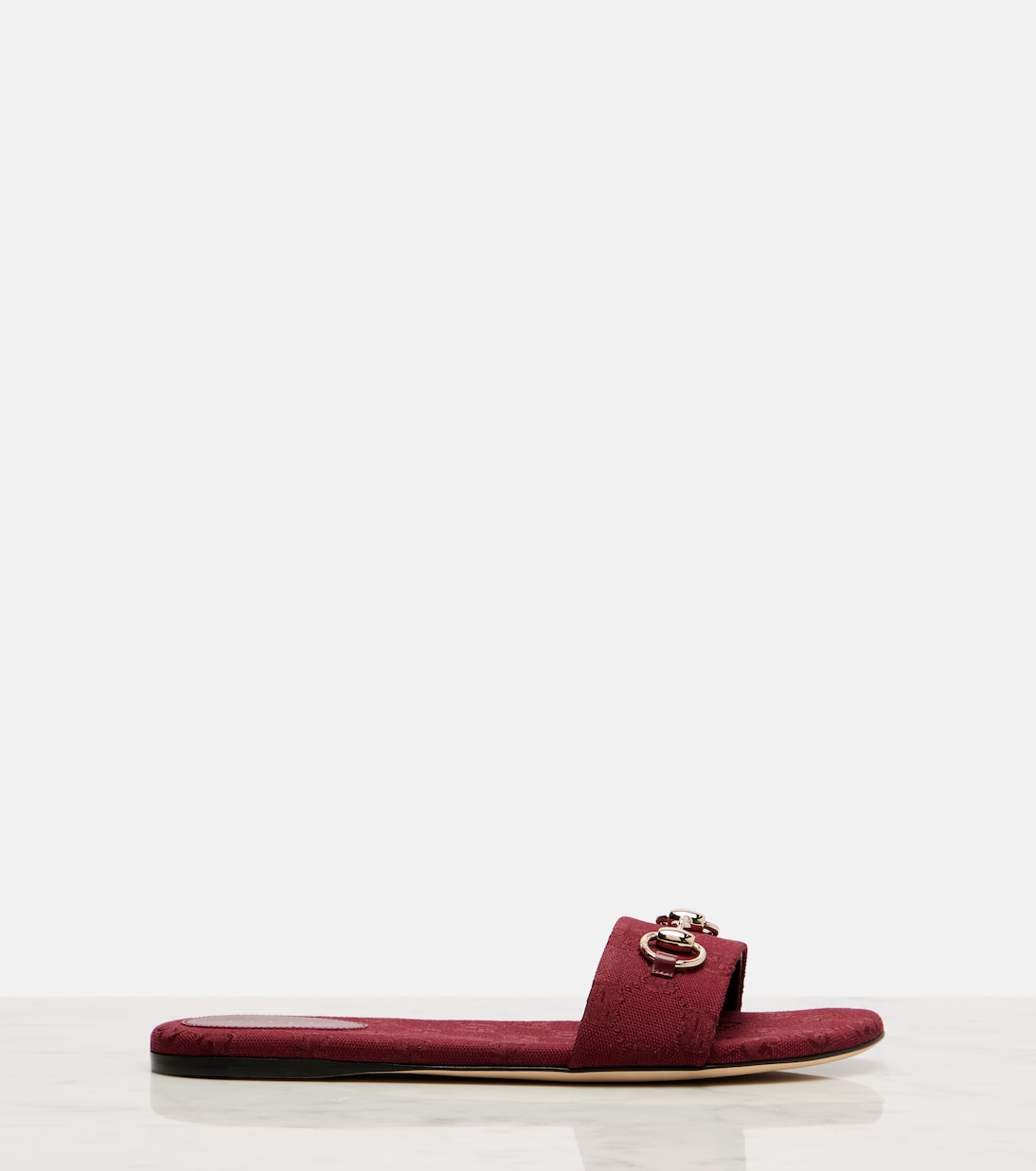 Horsebit GG canvas slides | Gucci