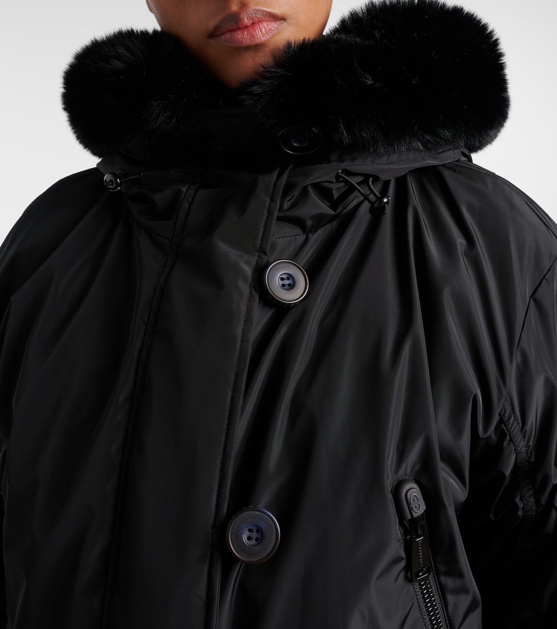 Jeanne faux fur-trimmed ski jacket | Goldbergh