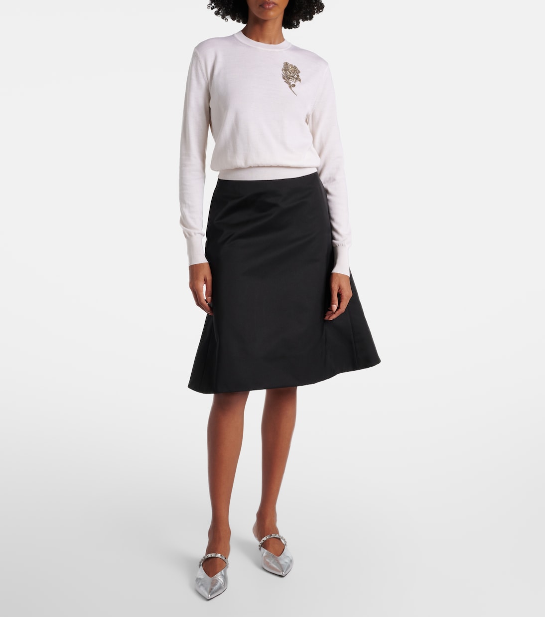 Beaded wool sweater | McQueen