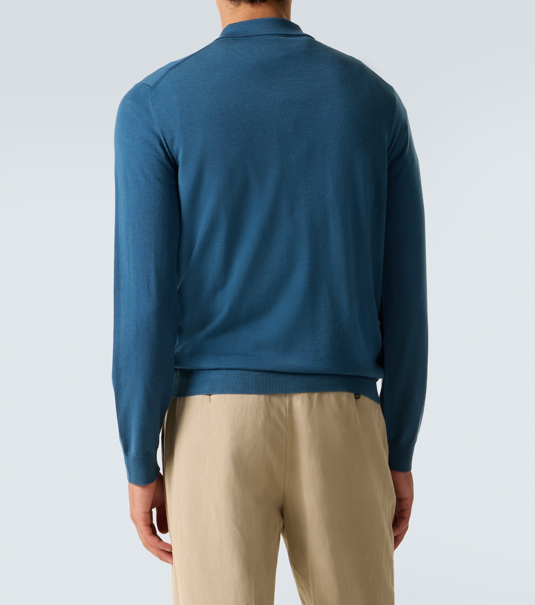 Wool-blend polo sweater | Slowear