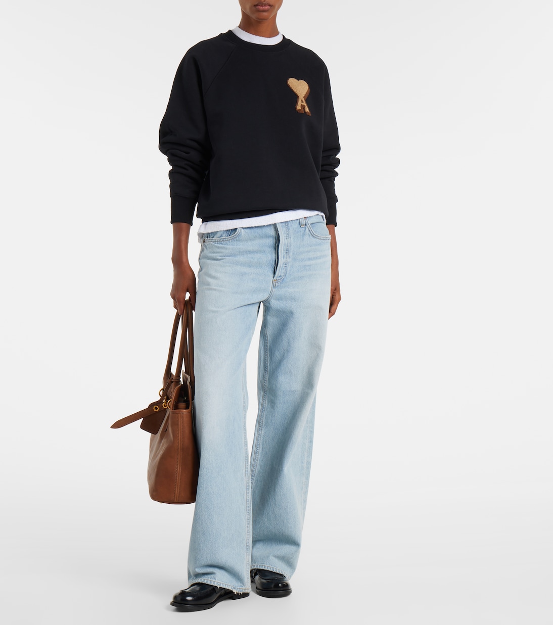 Ami de Cœur cotton sweatshirt | Ami Paris