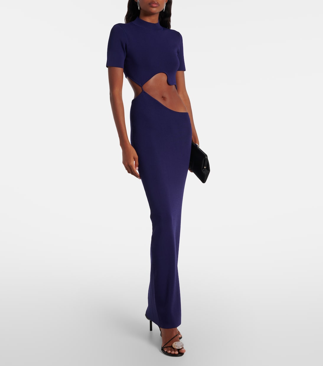 Abito lungo Lattice Separation con cut-out | Christopher Esber