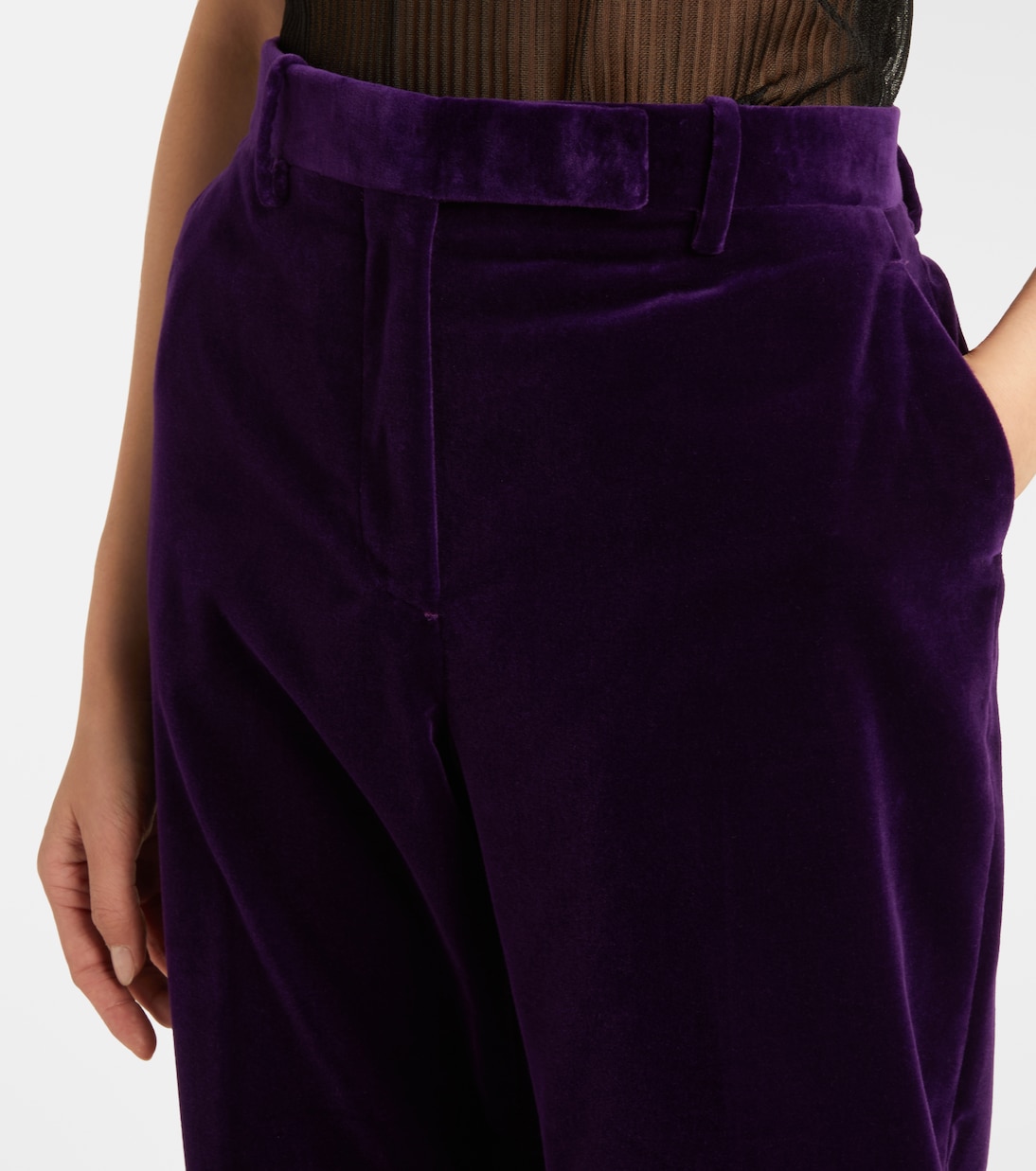 Pantaloni flared in velluto di cotone | Tom Ford