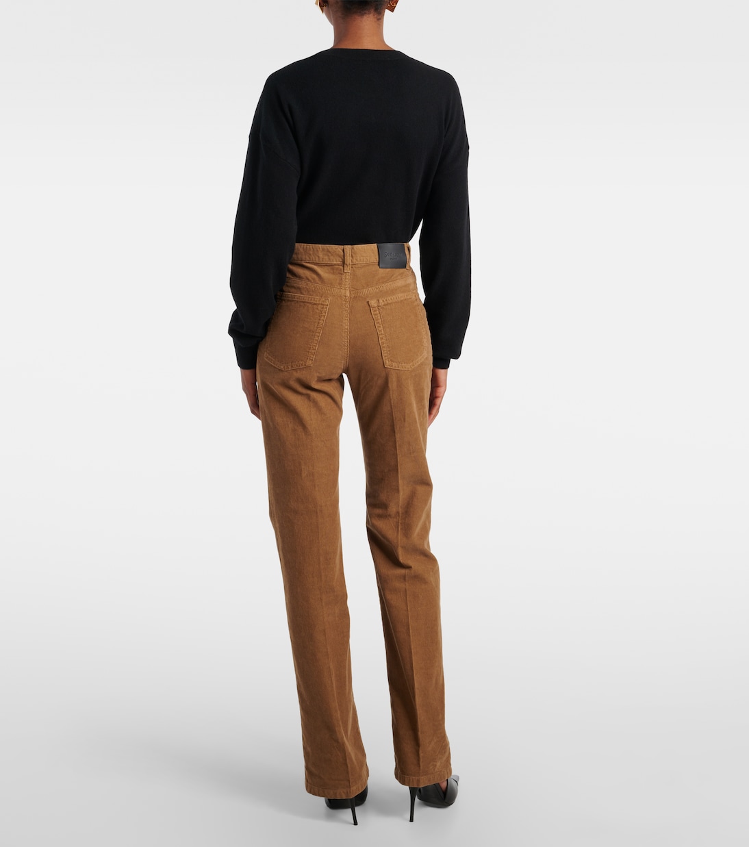 Weite Hose Clyde aus Baumwoll-Cord | Saint Laurent