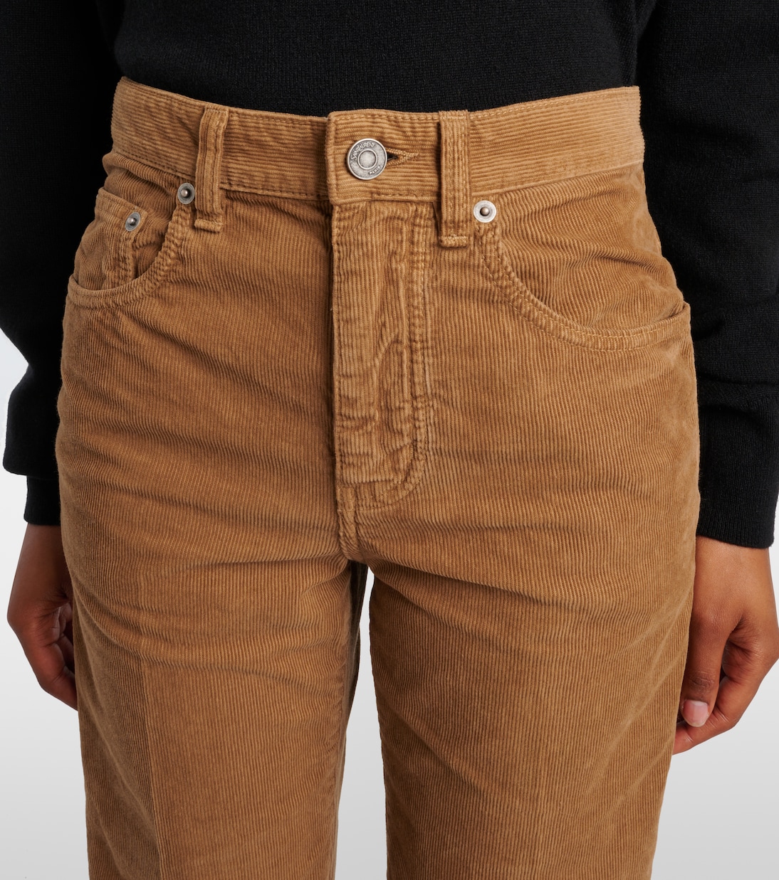 Weite Hose Clyde aus Baumwoll-Cord | Saint Laurent
