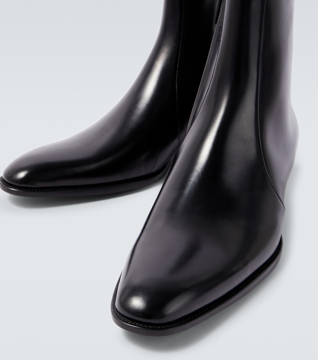 Roman皮革及踝靴 | Saint Laurent
