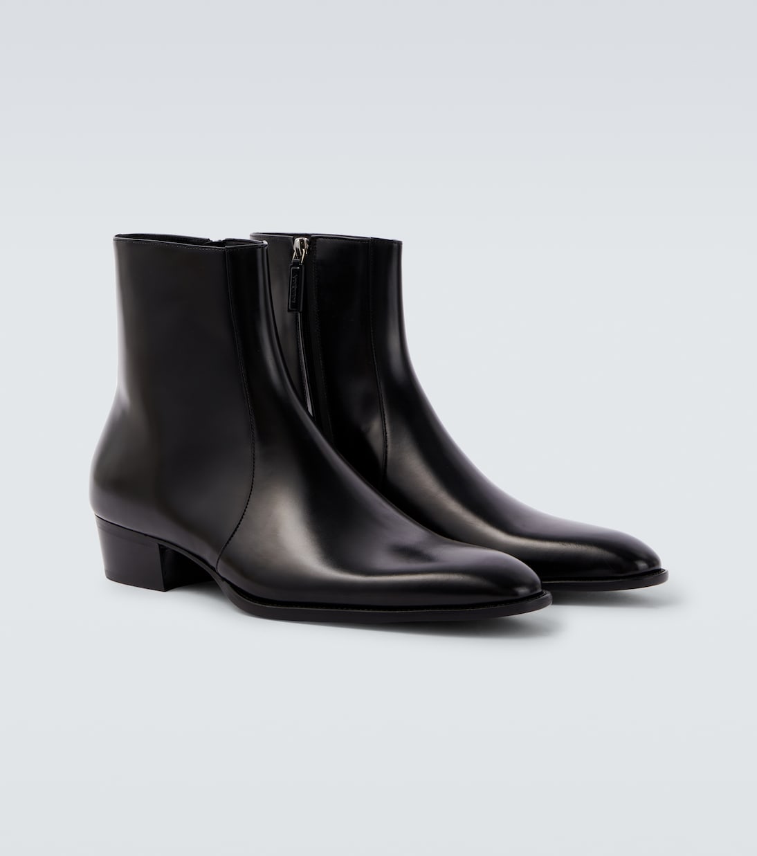 Roman皮革及踝靴 | Saint Laurent
