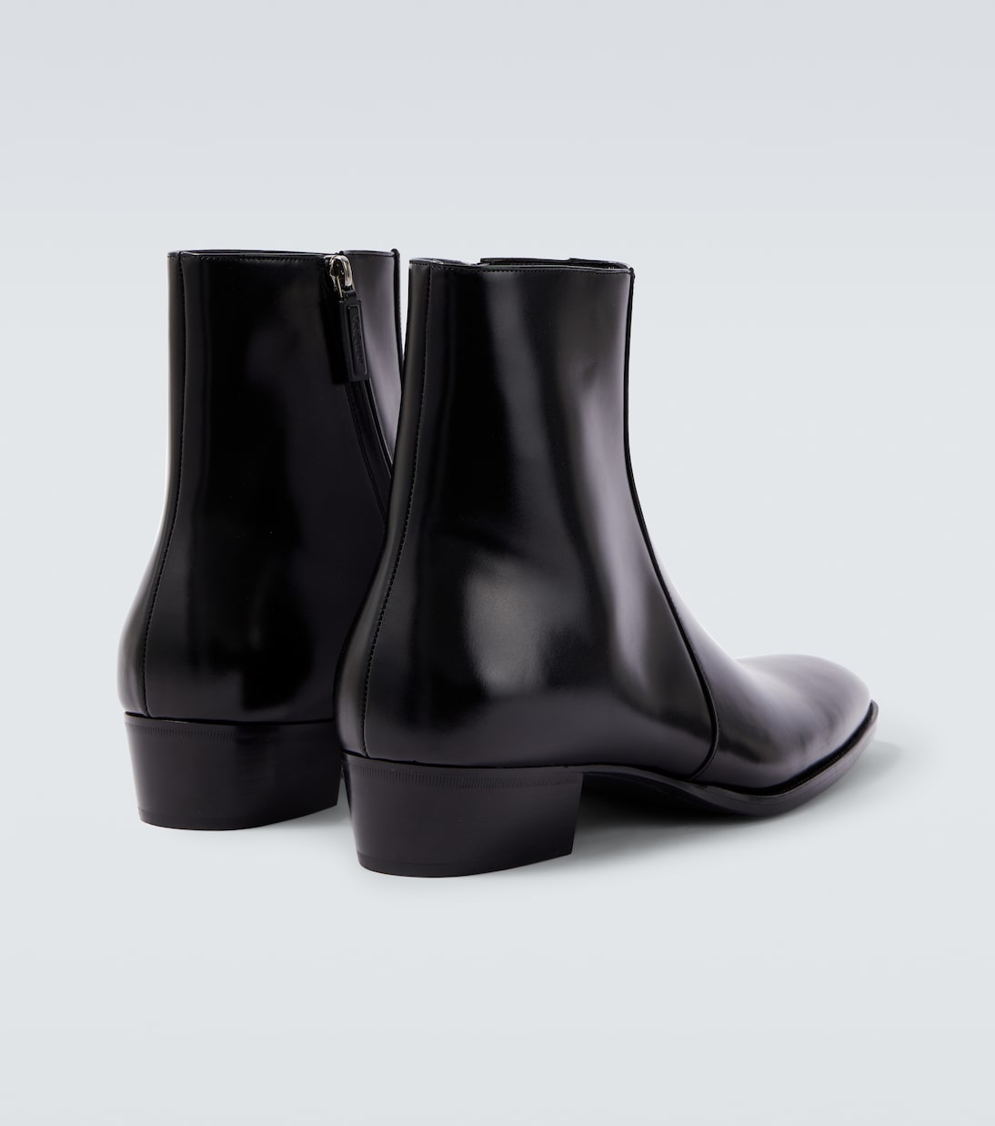 Roman皮革及踝靴 | Saint Laurent