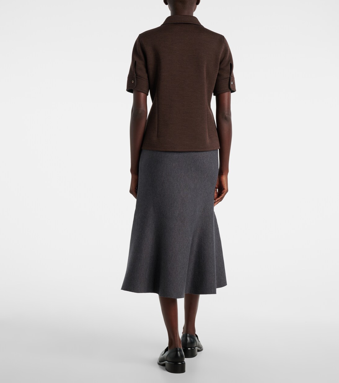 Chemise en laine et coton mélangés | Gucci