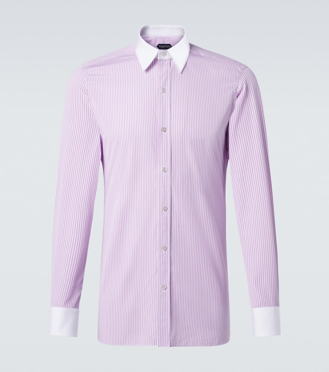 Striped cotton poplin shirt | Tom Ford