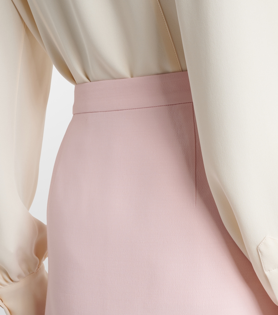 Crepe Couture feather-trimmed miniskirt | Valentino