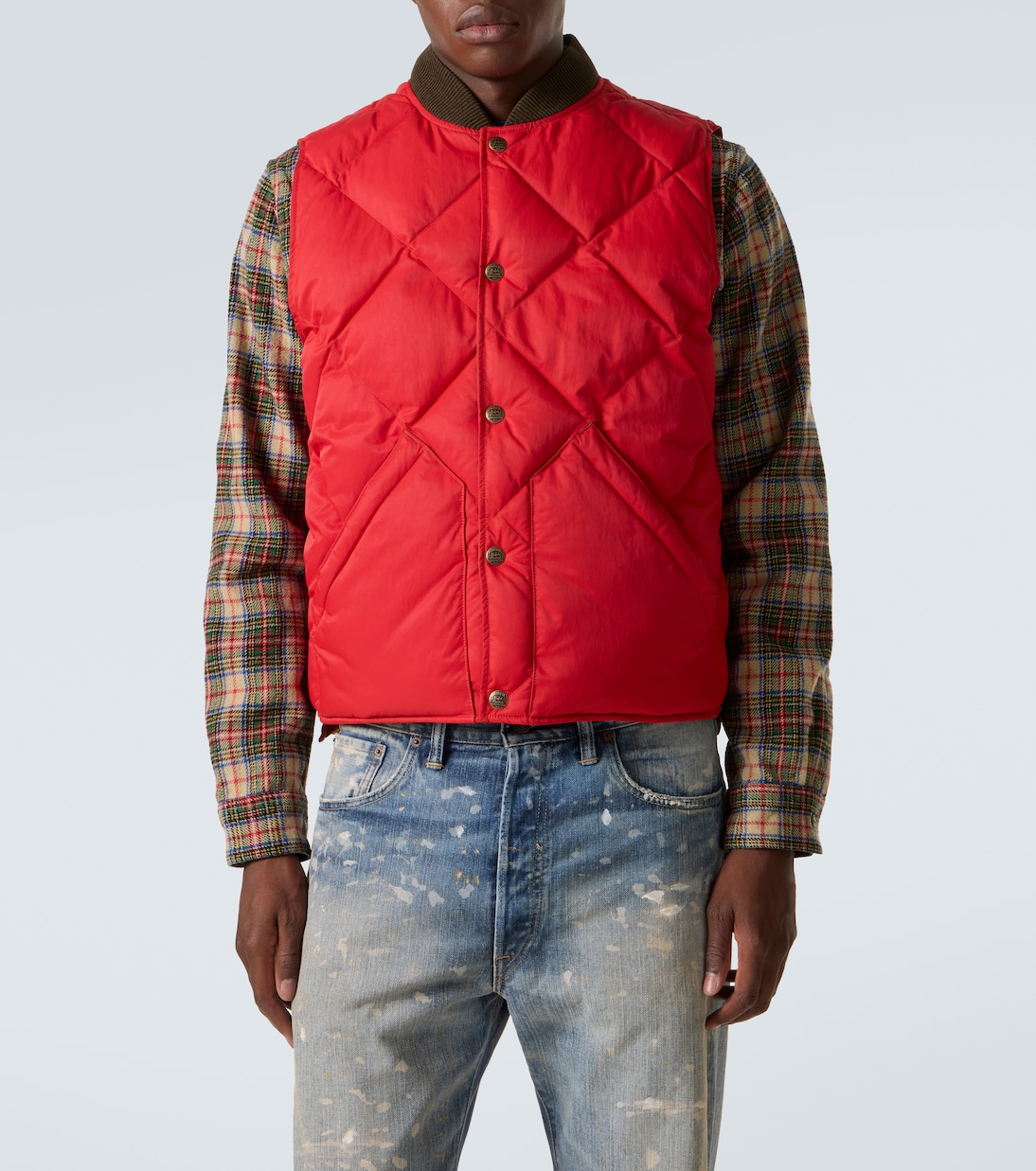 Quilted twill vest | RRL