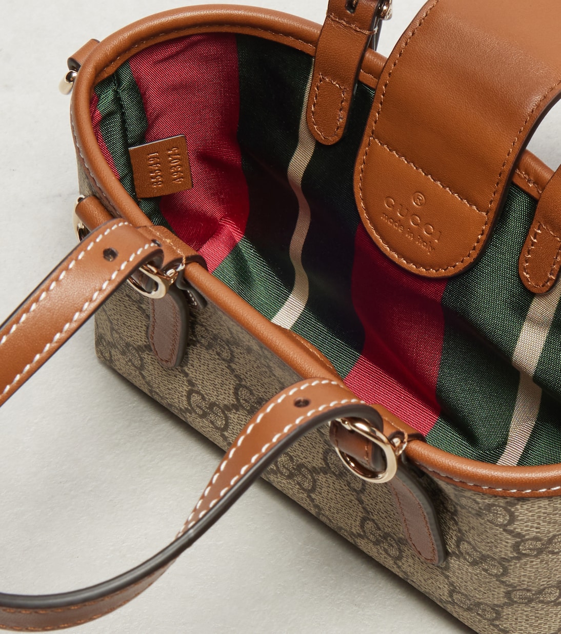 GG帆布皮革边饰托特包 | Gucci