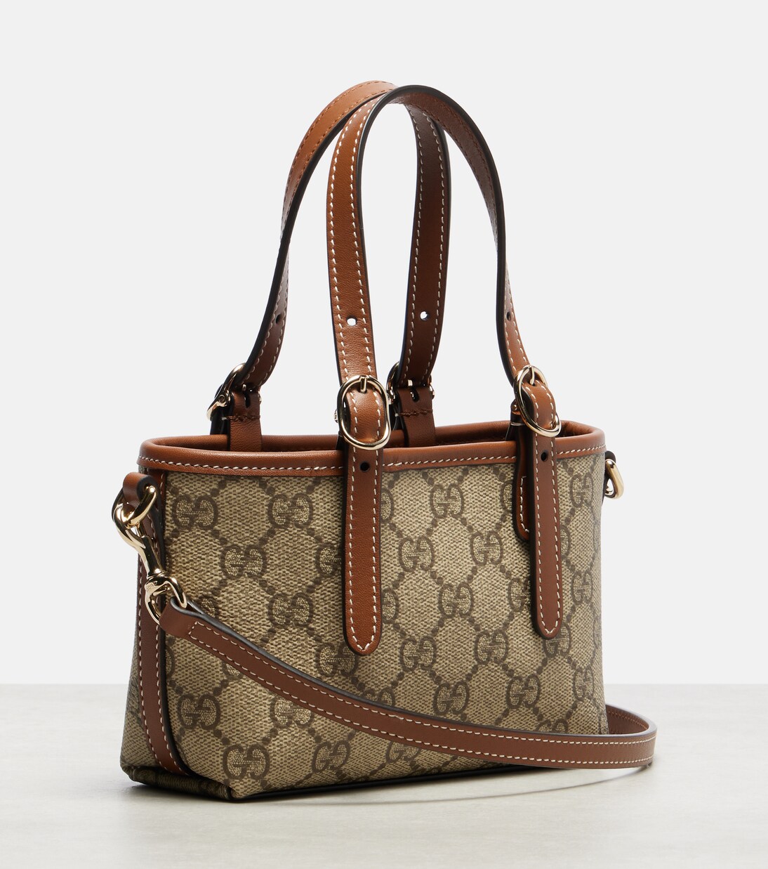 GG帆布皮革边饰托特包 | Gucci