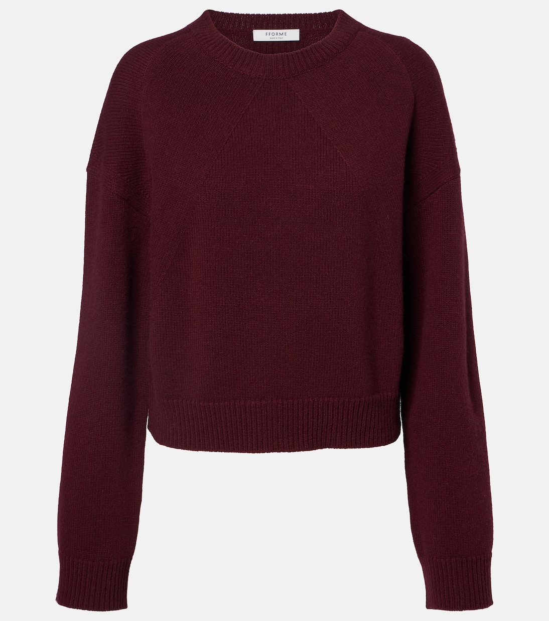 Marcela cropped wool and cashmere sweater | Fforme