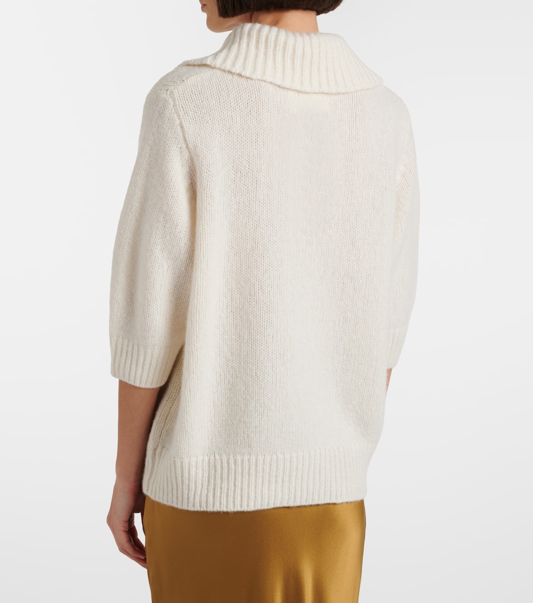Lailai cashmere and silk polo sweater | Lisa Yang