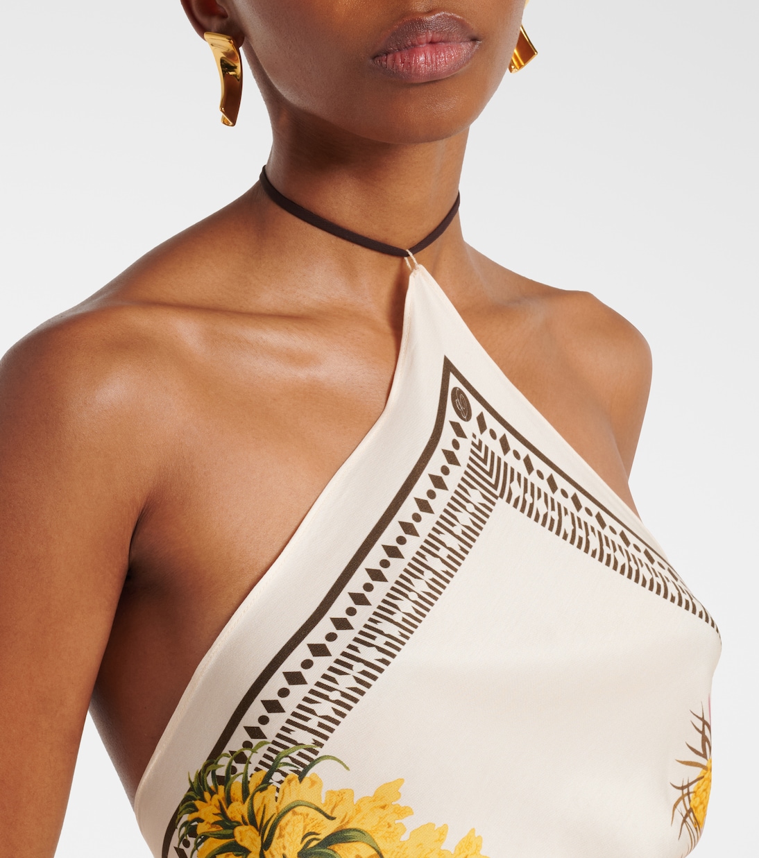 Top imprimé en sergé  | Blumarine