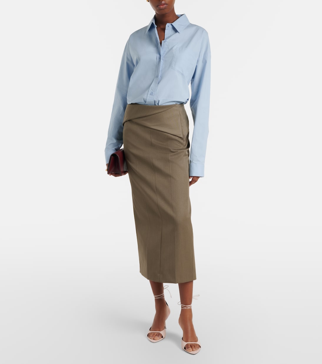 Eliza 75 leather sandals | Victoria Beckham