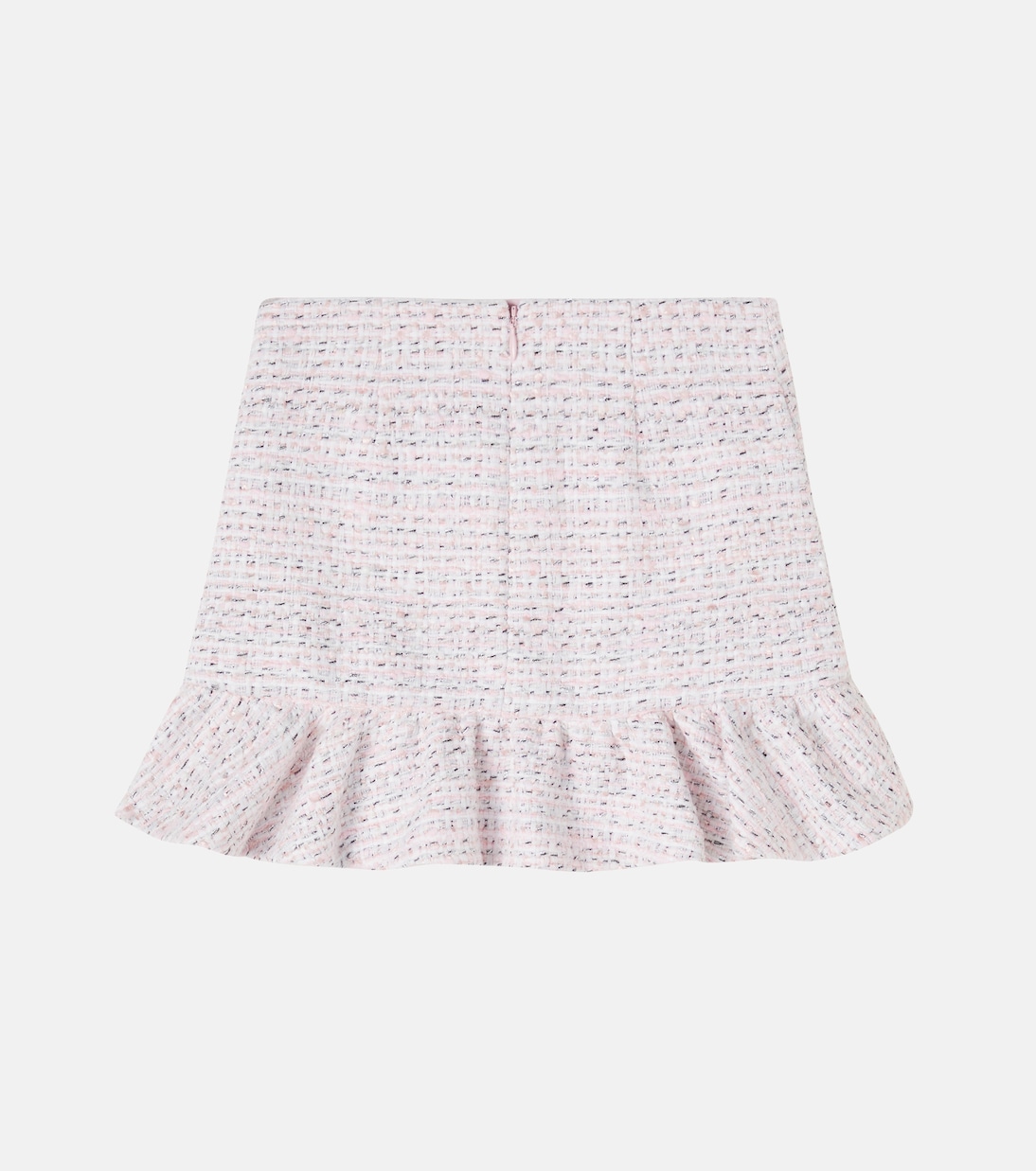 Lace-trimmed bouclé skirt | Self-Portrait Kids
