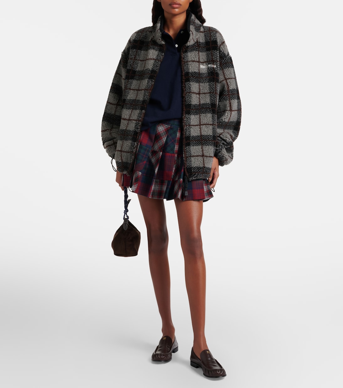 Jacke aus Teddyfleece | Miu Miu