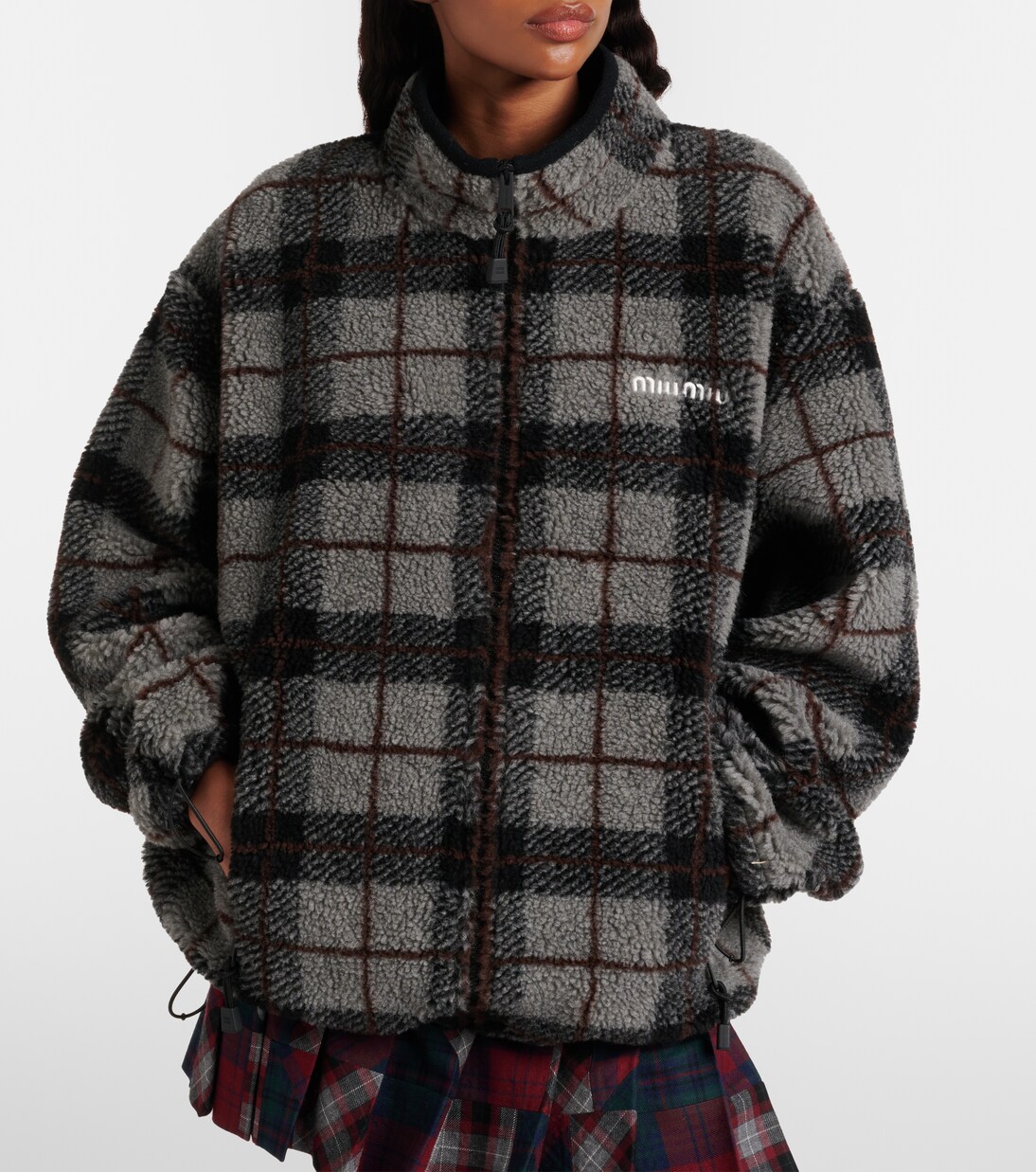 Jacke aus Teddyfleece | Miu Miu