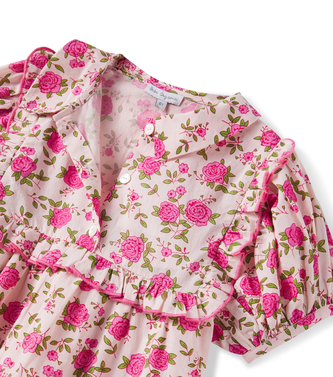 Polina floral cotton dress | Bebe Organic
