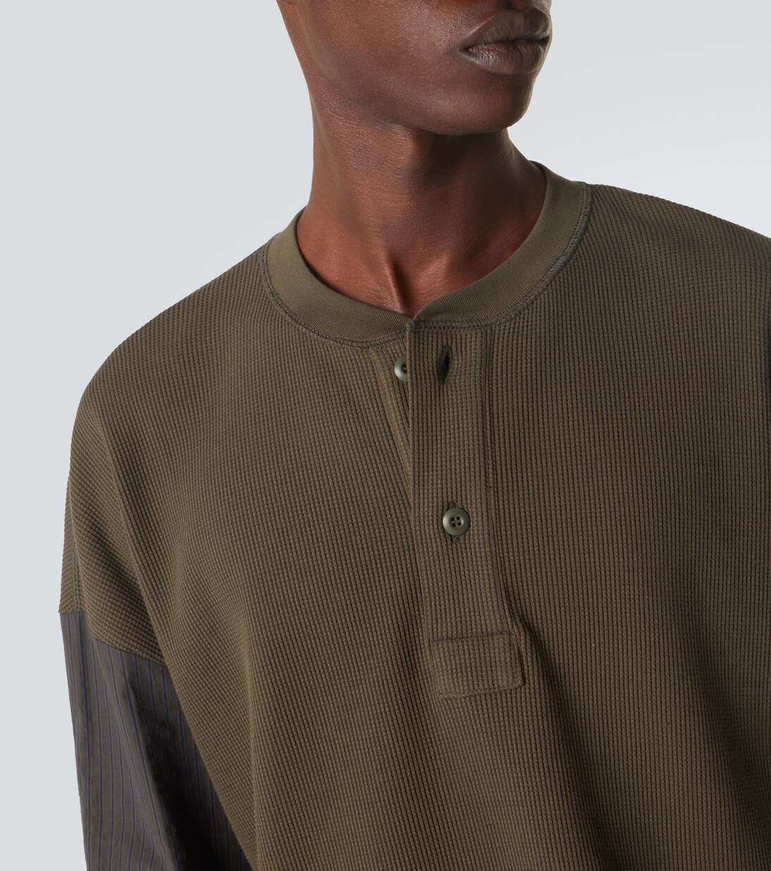 Henley-Top aus Baumwoll-Jersey | Comme des Garçons Homme