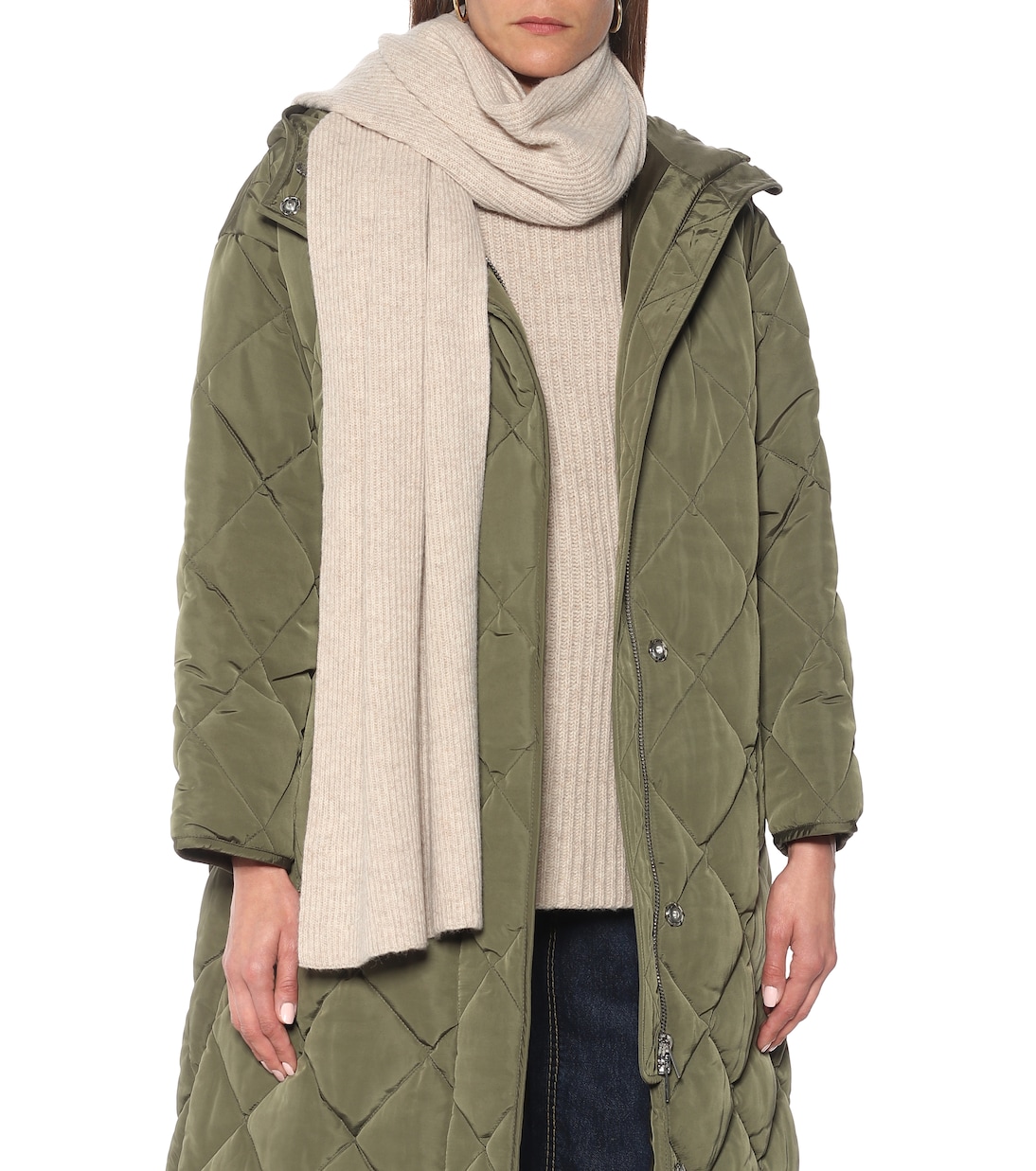 Bufanda en mezcla de lana | Ganni