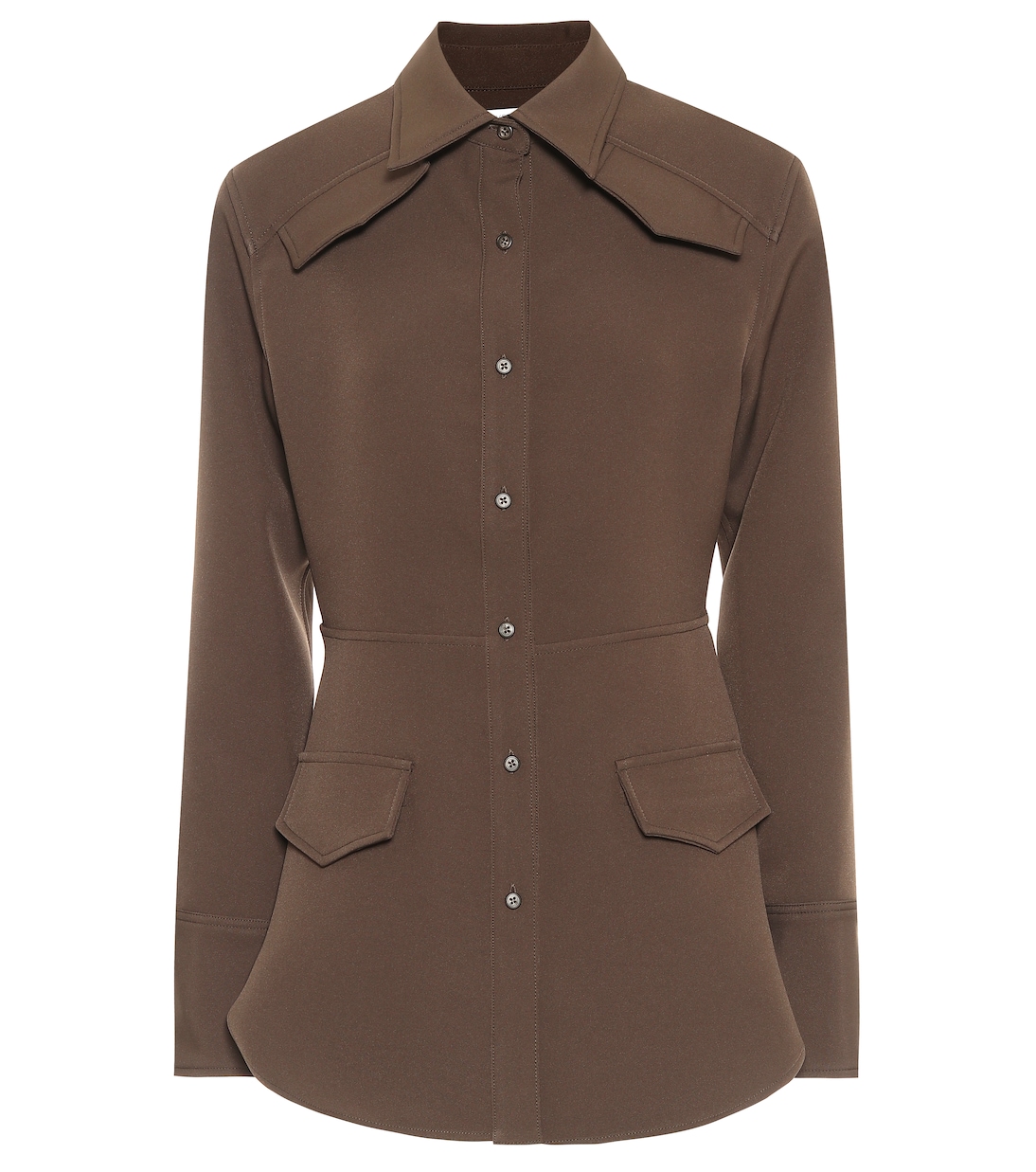 Camicia Sierra in crêpe | Deveaux New York
