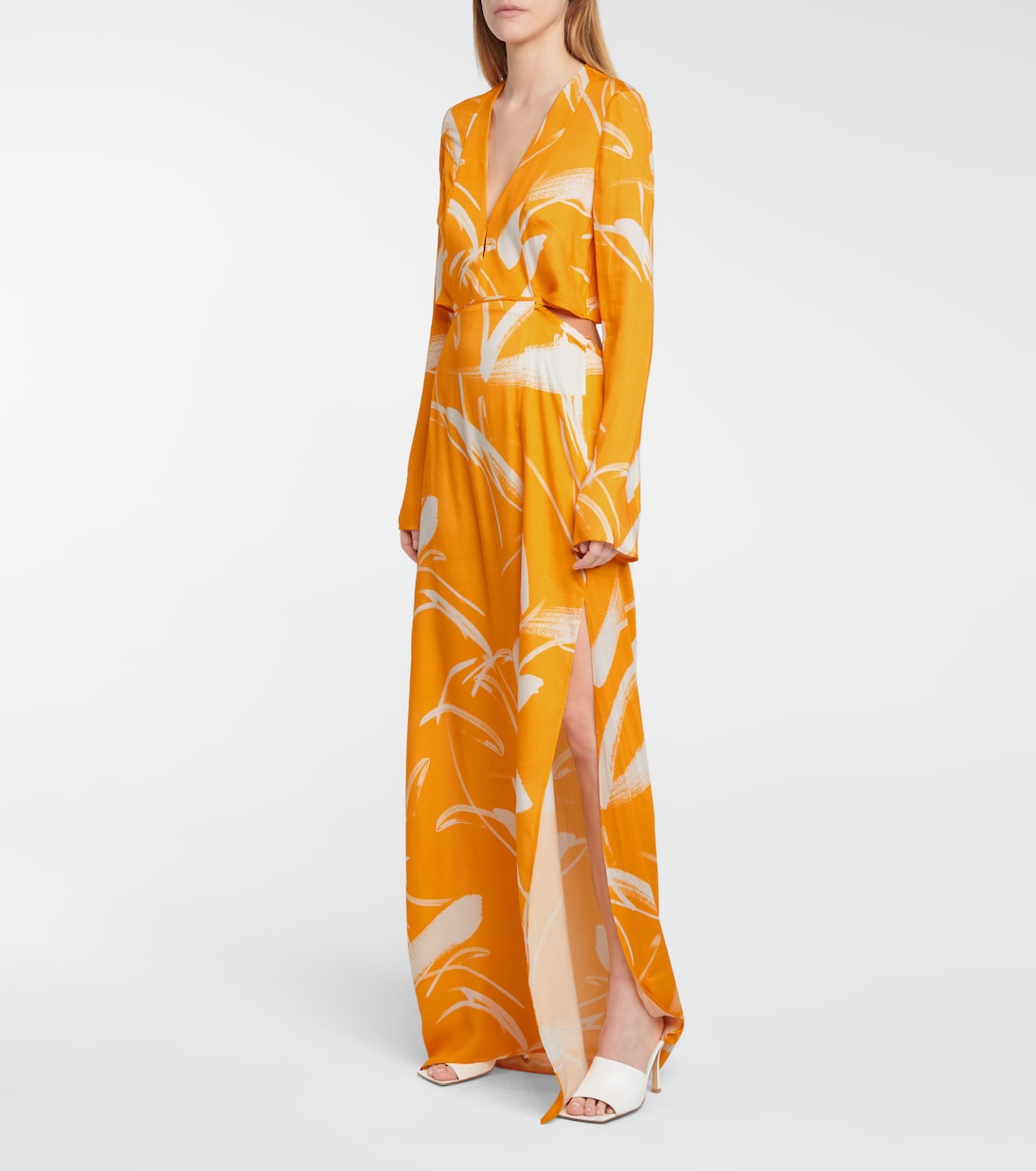 Bedrucktes Maxikleid | Galvan